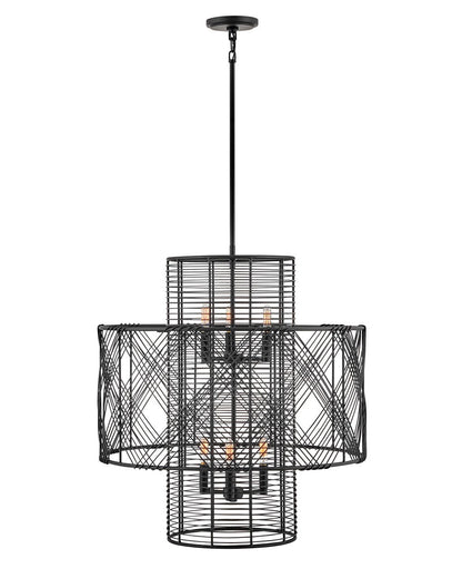 Hinkley Lighting Nikko Medium Multi Tier Black 41065BLK