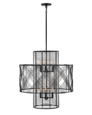 Hinkley Lighting Nikko Medium Multi Tier Black 41065BLK