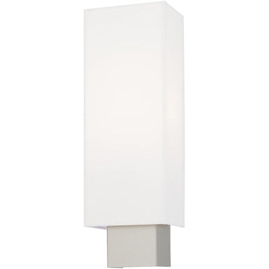 Livex Lighting Clark Collection 1 Lt Brushed Nickel ADA Wall Sconce in Brushed Nickel 41092-91