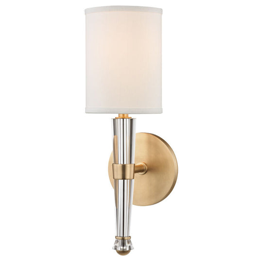 Hudson Valley Lighting Volta Wall Sconce in Aged Brass 4110-AGB