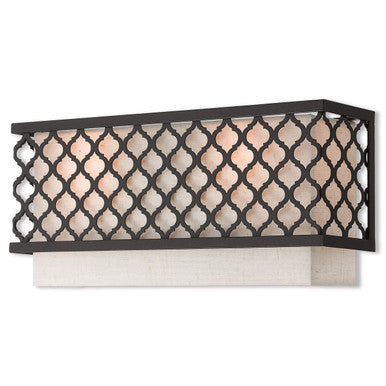 Livex Lighting Arabesque Collection 2 Lt EBZ ADA Wall Sconce in English Bronze 41119-92