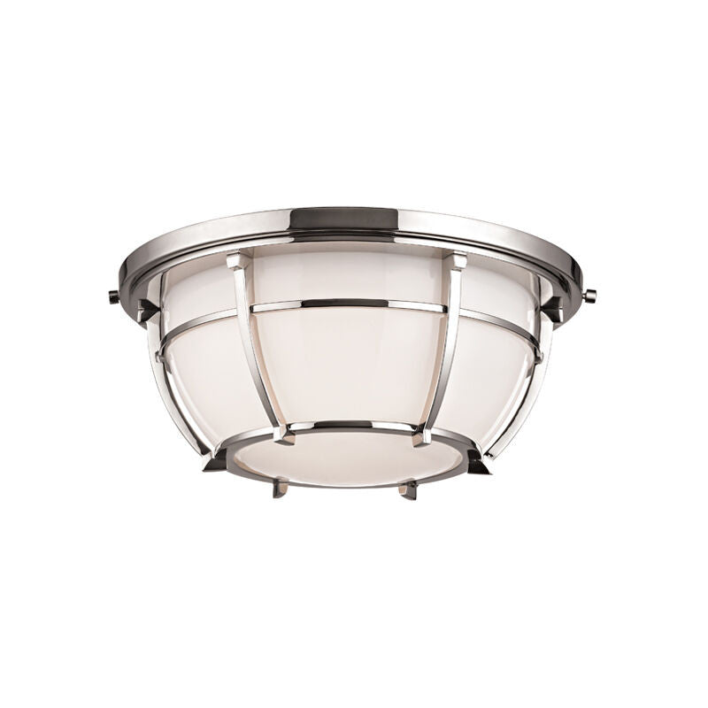 Hudson Valley Lighting Conrad Flush Mount in Polished Nickel 4112-PN