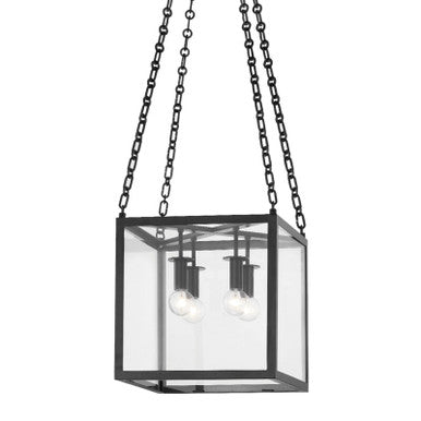 Hudson Valley Lighting Catskill Lantern in Aged Iron 4113-AI