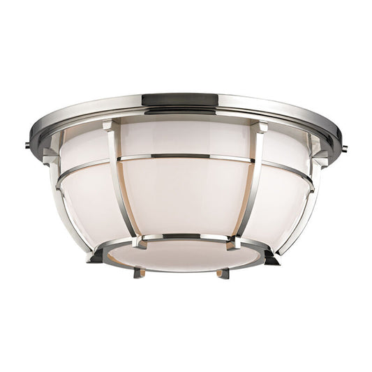 Hudson Valley Lighting Conrad Flush Mount in Polished Nickel 4115-PN