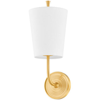 Hudson Valley Lighting Gladstone Wall Sconce in Aged Brass 4116-AGB