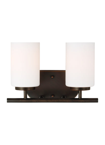 Generation Lighting Oslo Two Light Wall / Bath in Bronze 41161-710