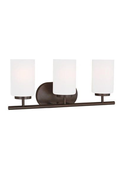 Generation Lighting Oslo Three Light Wall / Bath in Bronze 41162EN3-710