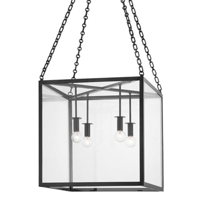 Hudson Valley Lighting Catskill Lantern in Aged Iron 4118-AI