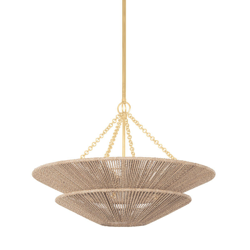 Corbett Lighting Tropea Pendant in Gold Leaf 412-30-GL