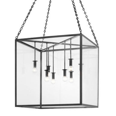 Hudson Valley Lighting Catskill Lantern in Aged Iron 4124-AI