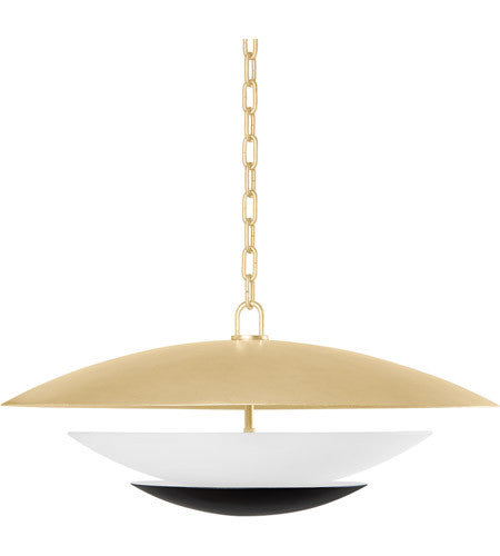 Corbett Lighting Adara 4 Light Pendant in Steel 413-26-VGL/SBK