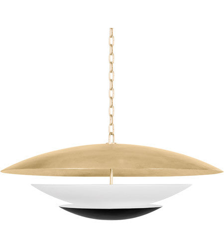 Corbett Lighting Adara 6 Light Pendant in Steel 413-36-VGL/SBK