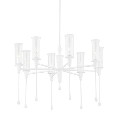 Hudson Valley Lighting Chisel Chandelier in White Plaster 4131-WP