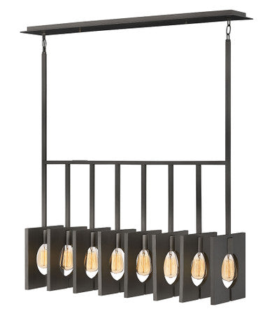 Hinkley Lighting Ludlow Eight Light Linear Brushed Graphite 41315BGR