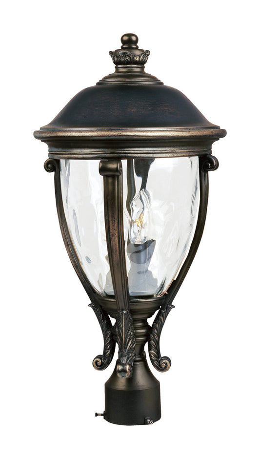 Maxim Camden VX 3-Light Outdoor Pole/Post Lantern in Golden Bronze 41421WGGO