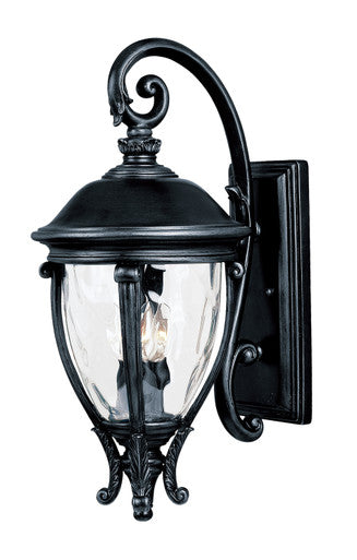 Maxim Camden VX 3-Light Outdoor Wall Lantern in Black 41425WGBK