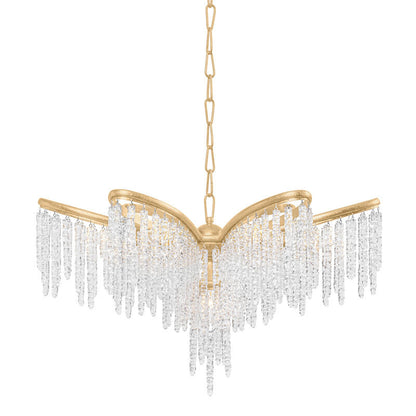 Corbett Lighting Pandora Chandelier in Gold Leaf 415-23-GL