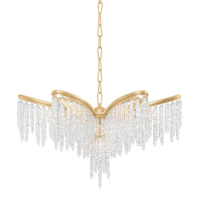 Corbett Lighting Pandora Chandelier in Gold Leaf 415-23-GL