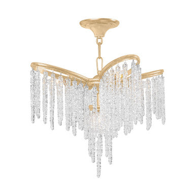 Corbett Lighting Pandora Chandelier in Gold Leaf 415-32-GL