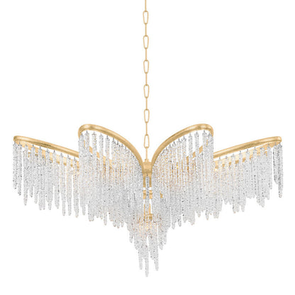 Corbett Lighting Pandora Chandelier in Gold Leaf 415-48-GL