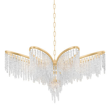 Corbett Lighting Pandora Chandelier in Gold Leaf 415-48-GL