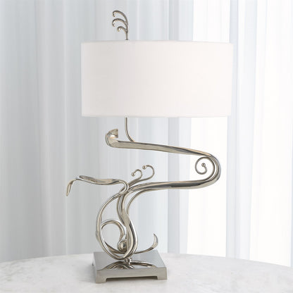 Global Views Fete Table Lamp Nickel 7.91198