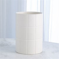 Global Views Encircle Vase-Chalk-Large BB-1.10065