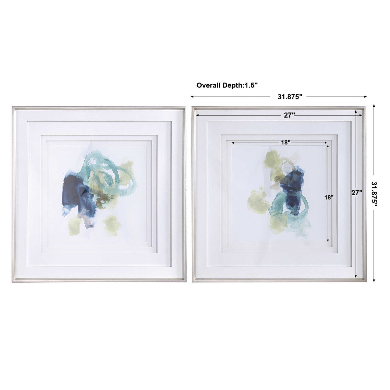 Uttermost Integral Motion Framed Prints Set/2 41598