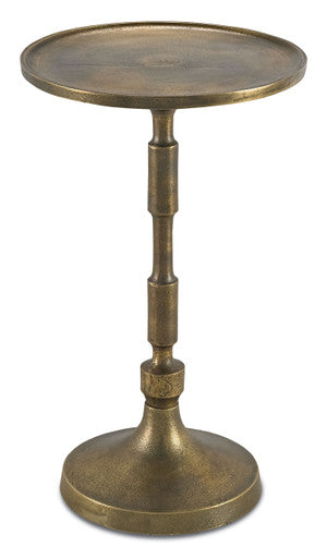 Currey & Co. Pascal Brass Accent Table 4189