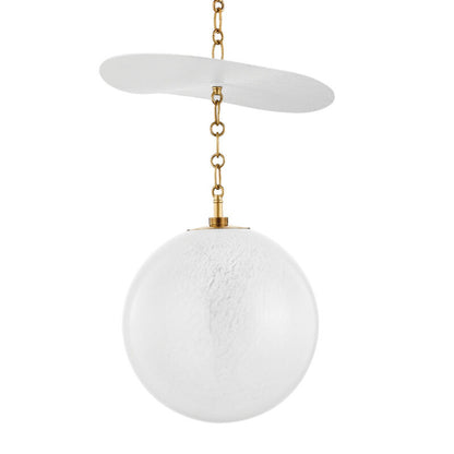 Corbett Lighting Antoinette Pendant in Vintage Brass 419-25-VB/GSW