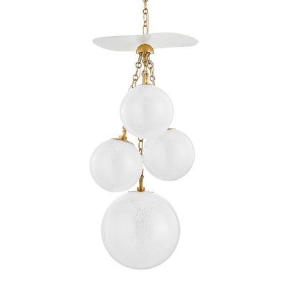 Corbett Lighting Antoinette Pendant in Vintage Brass 419-36-VB/GSW