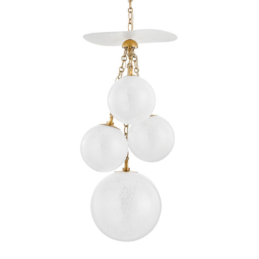 Corbett Lighting Antoinette Pendant in Vintage Brass 419-36-VB/GSW