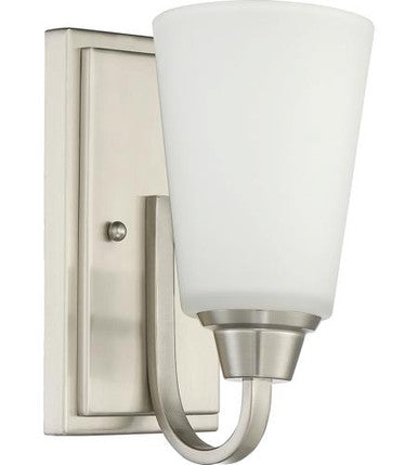 Craftmade 1 Light Wall Sconce in Brushed Polished Nickel 41901-BNK