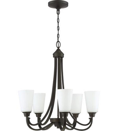 Craftmade 5 Light Chandelier in Espresso 41925-ESP