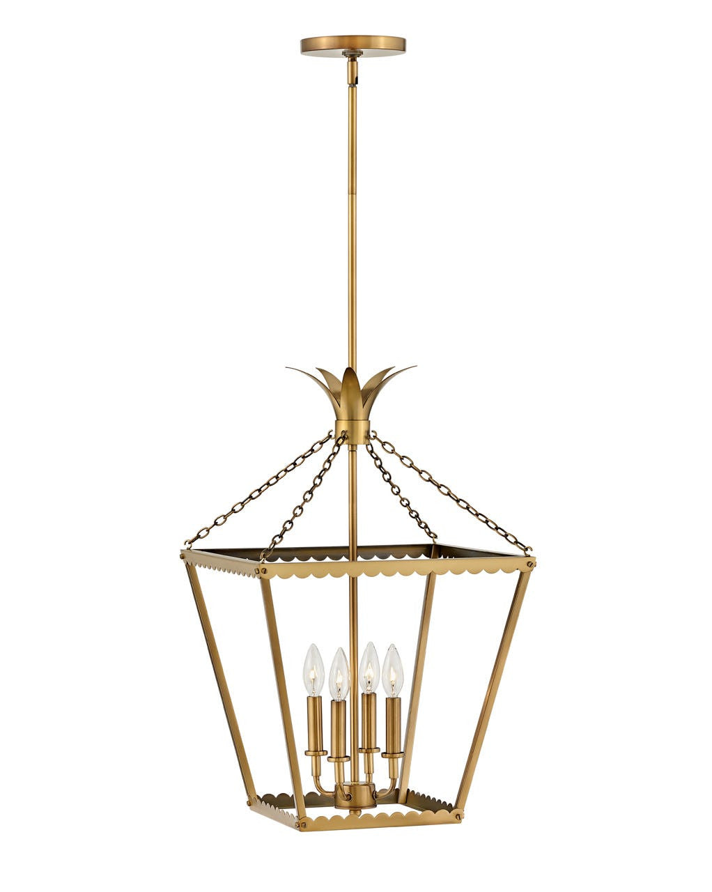 Hinkley Lighting Palma Medium Pendant Heritage Brass 41925HB