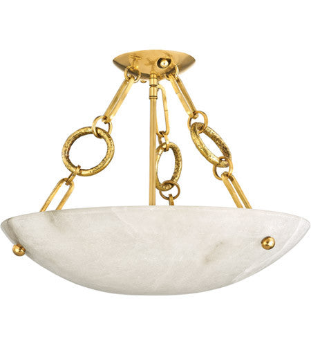 Corbett Lighting Yadira 4 Light Semi- Flush in Brass 420-04-VB