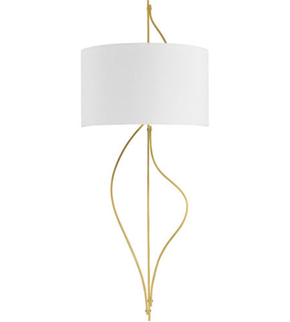 Corbett Lighting Akina 2 Light Sconce in Brass 421-02-VB