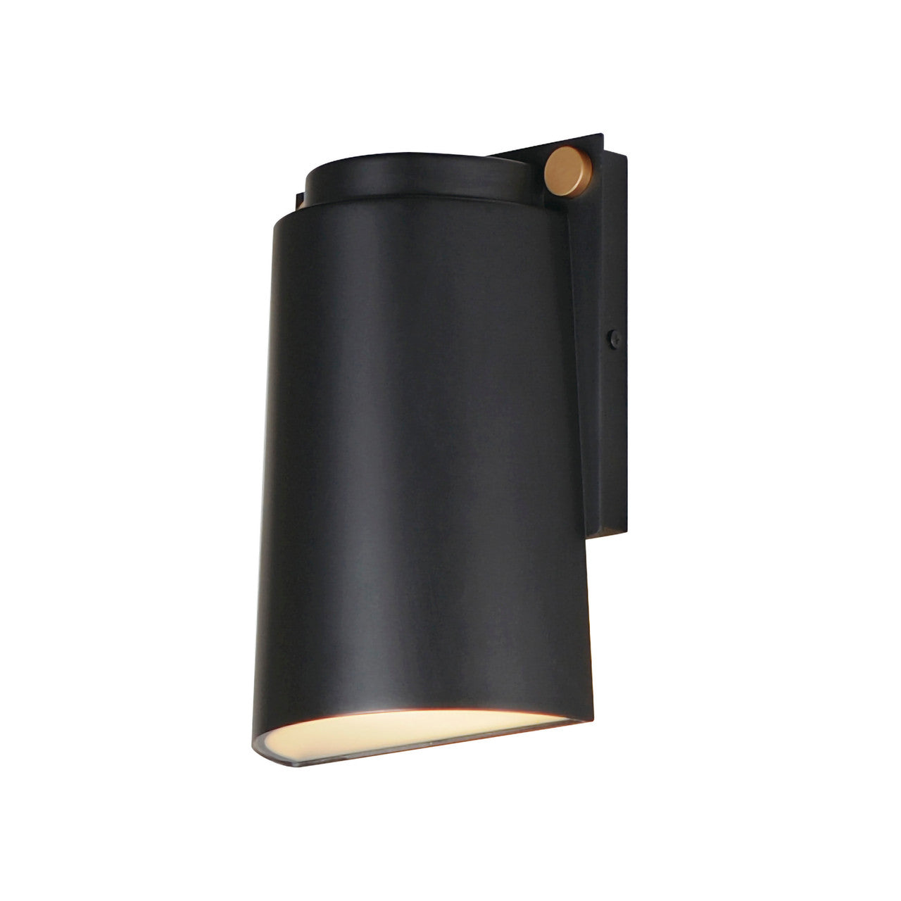 Maxim Rivet VX LED Outdoor Sconce in Black / Antique Brass 42122BKAB