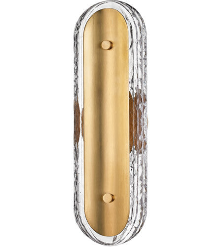 Corbett Lighting Macau 1 Light Sconce in Brass 422-17-VB