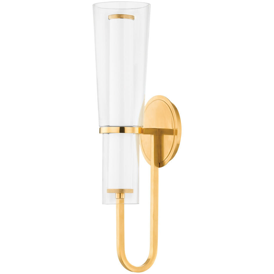 Hudson Valley Lighting Vancouver Wall Sconce in Aged Brass 4220-AGB