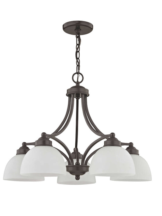 Livex Lighting Somerset Collection 5 Light EBZ Dinette Chandelier in English Bronze 4225-92