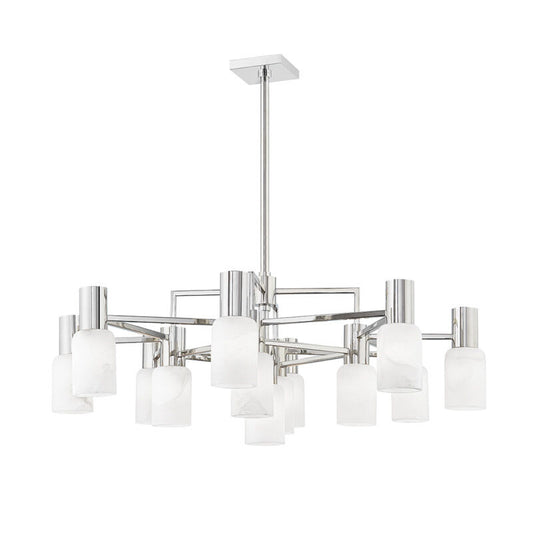 Hudson Valley Lighting Centerport Chandelier in Polished Nickel 4237-PN