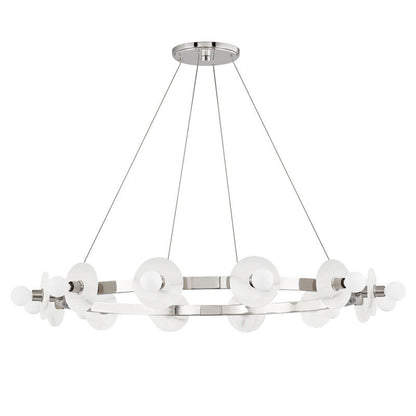 Hudson Valley Lighting Austen Chandelier in Polished Nickel 4240-PN