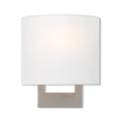 Livex Lighting Hayworth Collection 1 Lt BN ADA Wall Sconce in Brushed Nickel 42400-91