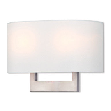 Livex Lighting Hayworth Collection 2 Lt BN ADA Wall Sconce in Brushed Nickel 42401-91