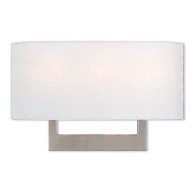 Livex Lighting Hayworth Collection 3 Lt BN ADA Wall Sconce in Brushed Nickel 42402-91