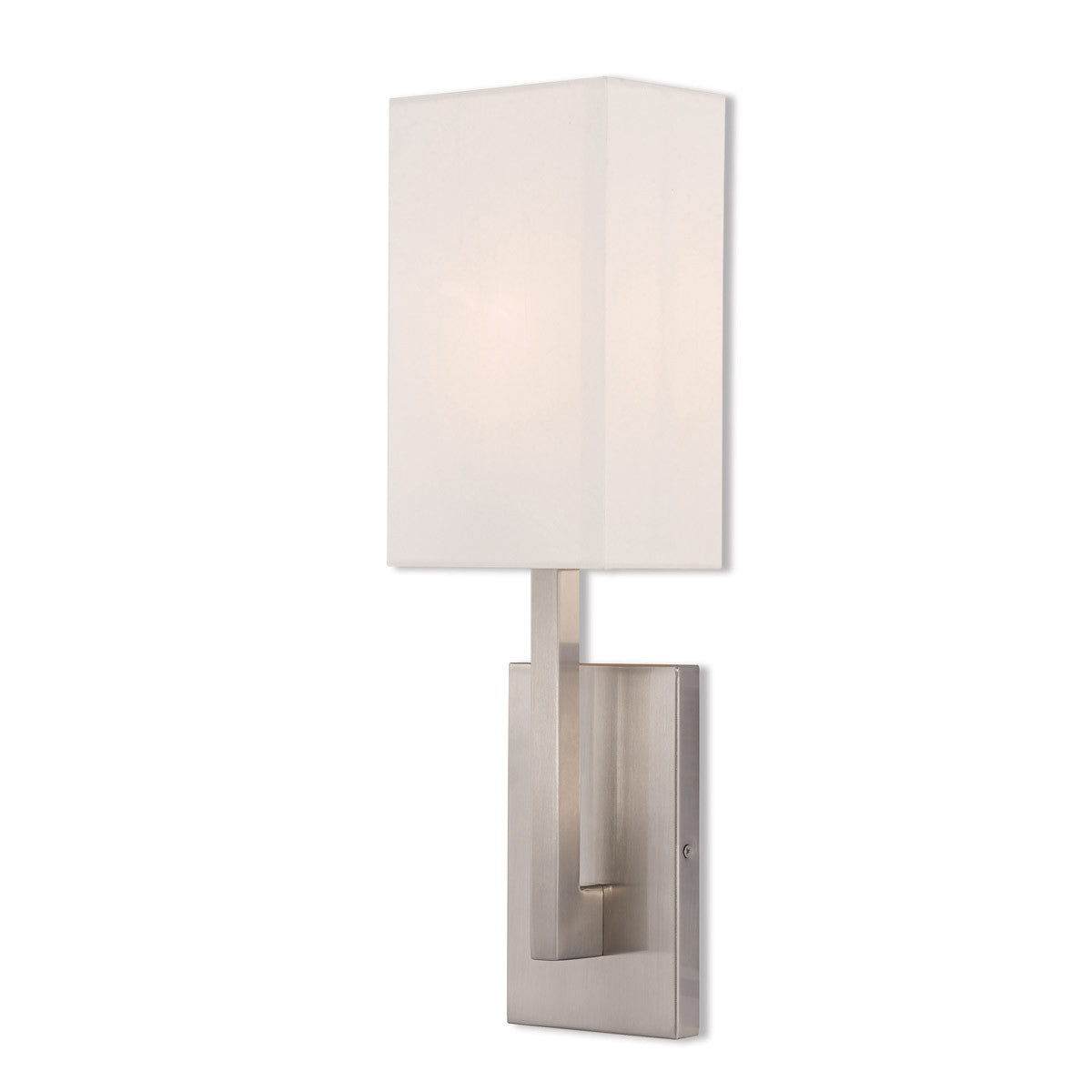 Livex Lighting Hayworth Collection 1 Lt BN ADA Wall Sconce in Brushed Nickel 42411-91