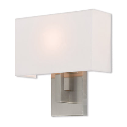 Livex Lighting Hayworth Collection 1 Lt BN ADA Wall Sconce in Brushed Nickel 42412-91