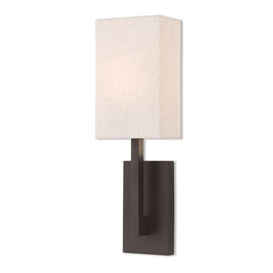 Livex Lighting Hayworth Collection 1 Lt BZ ADA Wall Sconce in Bronze 42423-07