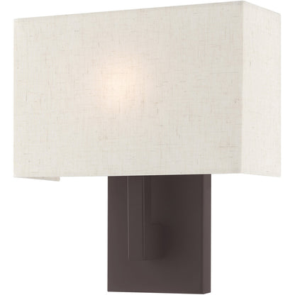 Livex Lighting Hayworth Collection 1 Lt BZ ADA Wall Sconce in Bronze 42424-07